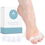 Mind Bodhi Toe Separators/Toe Spacers - For Men and Women - Regular Size - White