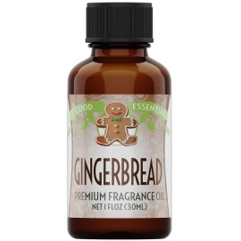 Good Essential Professional Gingerbread Fragrance Oil 1 fl oz (30ml) for Diffusers, Candles, Soaps, Lotions, Perfume, Candle & Soap Making Fragrance Oil