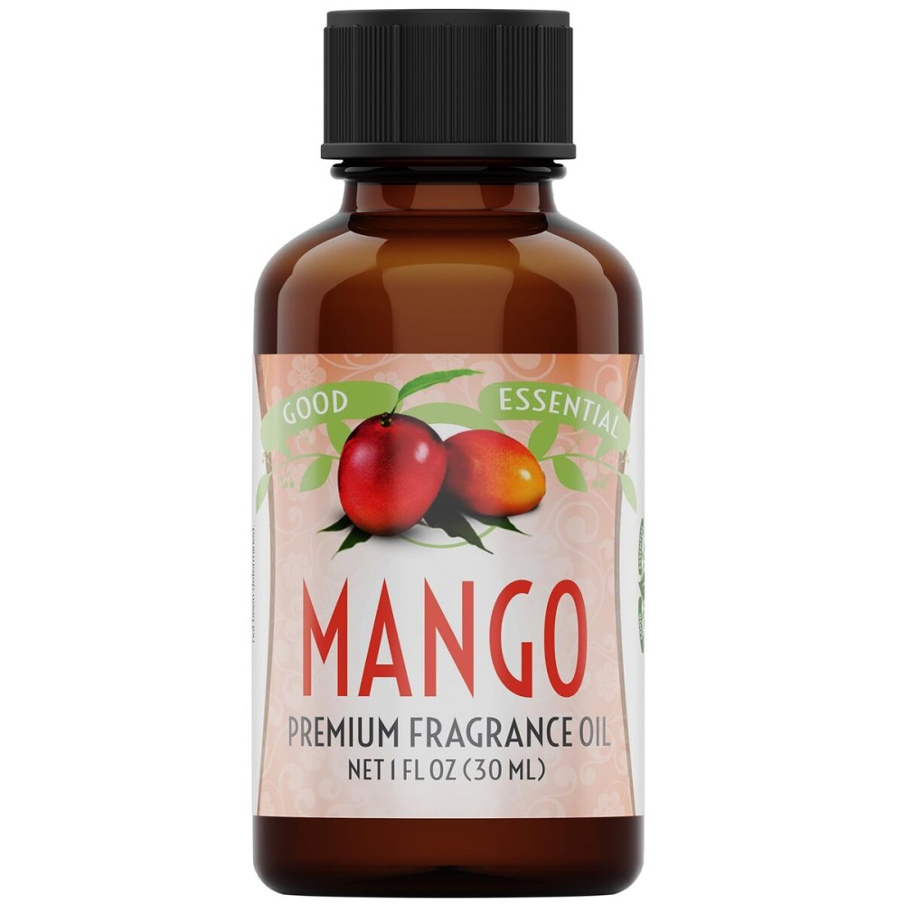 Good Essential Mango Fragrance Oil for Diffuser, Soap, Candles, Room Spray, Lotion & Body Butter - 1 fl oz (30 ml) - Mango Scent Oil