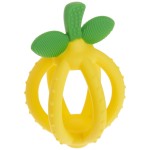 Itzy Ritzy Teething Ball & Training Toothbrush - Silicone, BPA-Free Bitzy Biter Lemon-Shaped Teething Toy Features Multiple Textures to Soothe Gums & an Easy-to-Hold Design (Lemon)