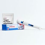 Authentic Magic Wand Original Massager - Ultra-Powerful 2-Speed Plug-in Personal Massager with Free IntiMD Pin Point Attachment