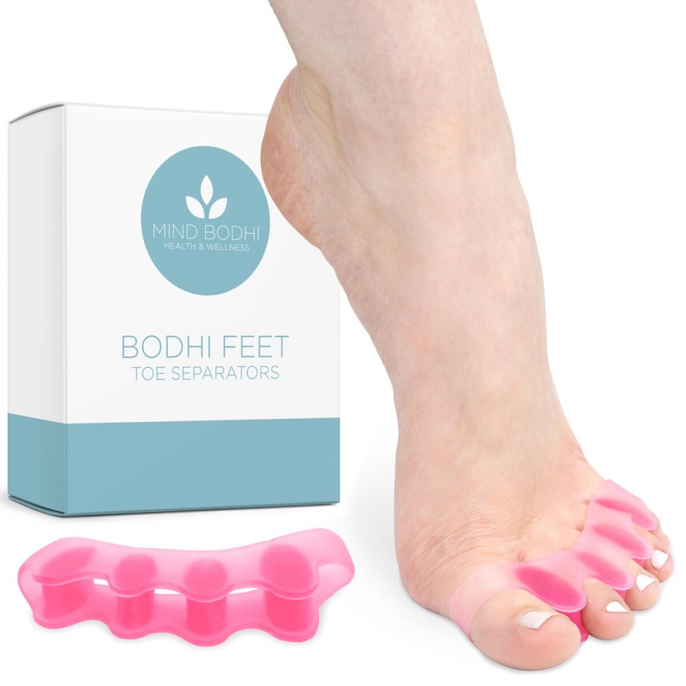 Mind Bodhi Toe Separators/Toe Spacers - For Men and Women - Regular Size - Pink