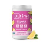 Ultima Replenisher Daily Electrolyte Powder Drink Mix - Sugar Free - Pink Lemonade, 90 Serving - Hydration Powder with 6 Key Electrolytes and Trace Minerals - Keto Friendly, Vegan, Non-GMO