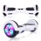 UNI-SUN Self Balancing Scooter for Kids, 6.5 Two Wheels Scooter with Bluetooth and Lights for Girls Boys Kids Adults(White)
