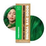 Good Dye Young Semi-Permanent Hair Color, Vegan and Cruelty-Free Green Hair Dye, Last up to 24 Washes, Non-Damaging Conditioning Hair Color (5FL OZ, Kowabunga)