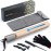 NITION Ceramic Tourmaline Hair Straighteners LCD Flat Iron MCH 10s Fast Heating Up. 1 Smooth 3D Floating Plate Healthy Straightening Tools. Travel Pouch Bag. Dual Voltage. Elegant Gift Box
