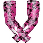 DOVICK Elbow Compression Arm Sleeve For Men & Women 2pcs/pack Youth & Adult 6 Sizes Baseball Football Basketball Sports (White, YM)