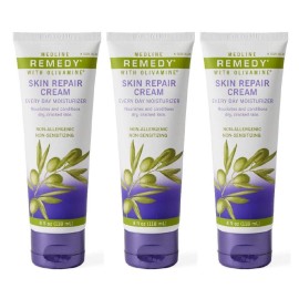 Medline Remedy Skin Repair Cream, 4 oz Tubes (3 Pack)