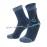 DexShell Waterproof Everyday Socks for Men & Women - Breathable Quarter Crew Socks for Walking, Commuting & All-Weather Comfort - BWT Blue, Small