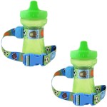 PBnJ Baby SippyPal Sippy Cup Holder Strap Leash Tether (Sports 2-Pack)