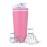 Ice Shaker Insulated Stainless Steel Shaker Bottle | 26oz, Pink | Cold for 30+ Hours | Insulated Cup with Twist-on Agitator | Odor-Free Bottle for Protein Shakes, Water, Smoothies, Cocktails