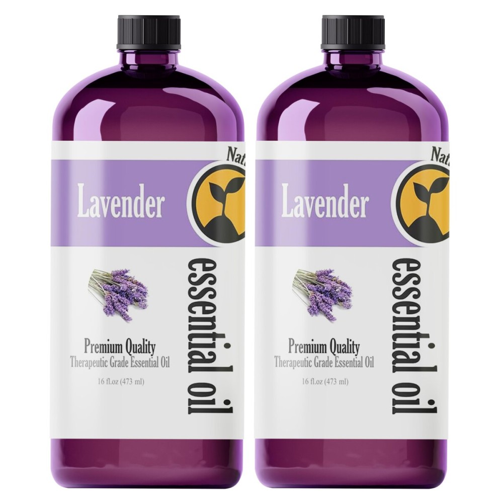 Natures-Star Lavender Essential Oil (2 Pack) - for Aromatherapy, Relaxation & Candle Making - Lavender Diffuser Oil