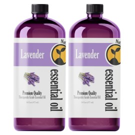 Natures-Star Lavender Essential Oil (2 Pack) - for Aromatherapy, Relaxation & Candle Making - Lavender Diffuser Oil