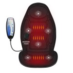 Snailax Back Massager with Heat, Memory Foam Chair Massage Pad, 5 Massage Modes & 2 Heat Settings, Seat Massager for Office Chair,Home Use