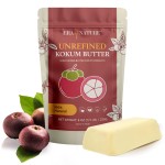 era of nature Kokum Butter Raw - 8 oz (1/2lb) - Natural Butter for Body Butters, Lotion Bars, Lip Balm, Soap Making - Blends Well with Shea or Cocoa Butter - For Stretch Marks, Scars, Pregnancy Care