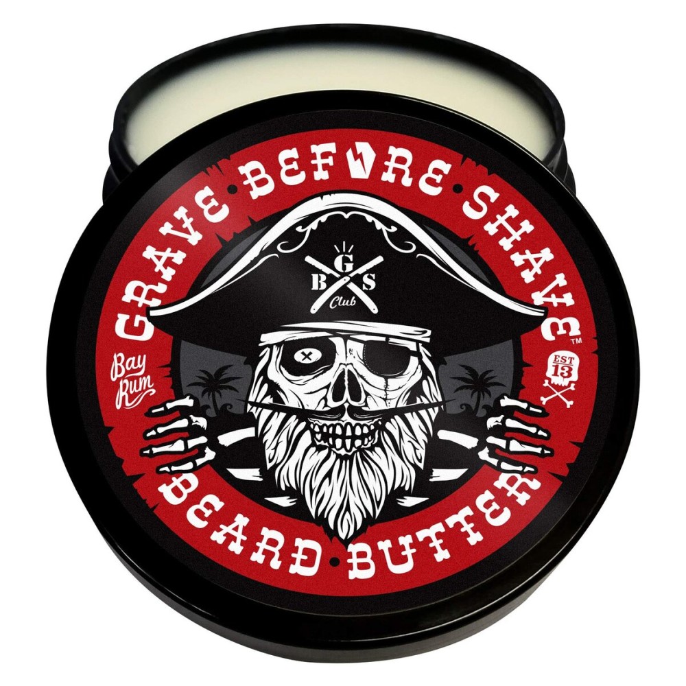Grave Before Shave Bay Rum Beard Butter 4 oz. Container