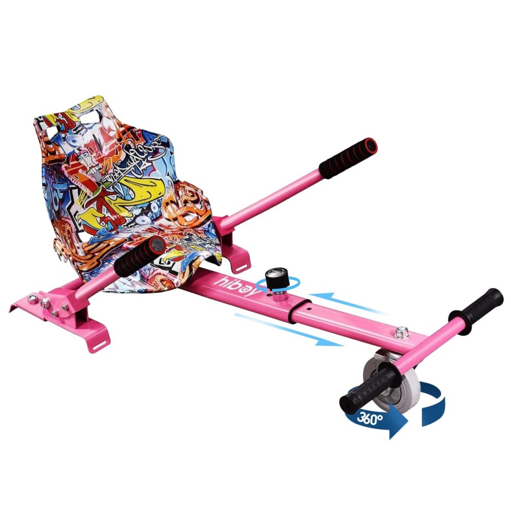 Hiboy HC-01 Hoverboard Kart Seat Attachment Accessory for 6.5 8 10 Two Wheel Self Balancing Scooter
