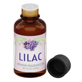 Good Essential Lilac Fragrance Oil 1 fl oz (30 ml) for Diffusers, Soap, Candle Making, Room Spray, Lotions, Aromatherapy