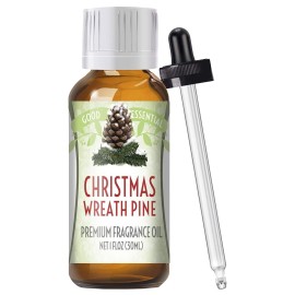 Good Essential Professional Christmas Wreath Fragrance Oil 30 ml for Candles, Soaps, Lotions, Perfume, 1 fl oz - Christmas Scented Oil for Diffuser, Candle Fragrance & Soap Making