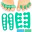 ViveSole Toe Separators for Men & Women Small (2 Pairs) - Silicone Gel Spreaders - Therapeutic Spa Stretchers for Plantar Fasciitis, Bunions, Overlapping Hammer Toe Spacers - Metatarsal Yoga Cushion