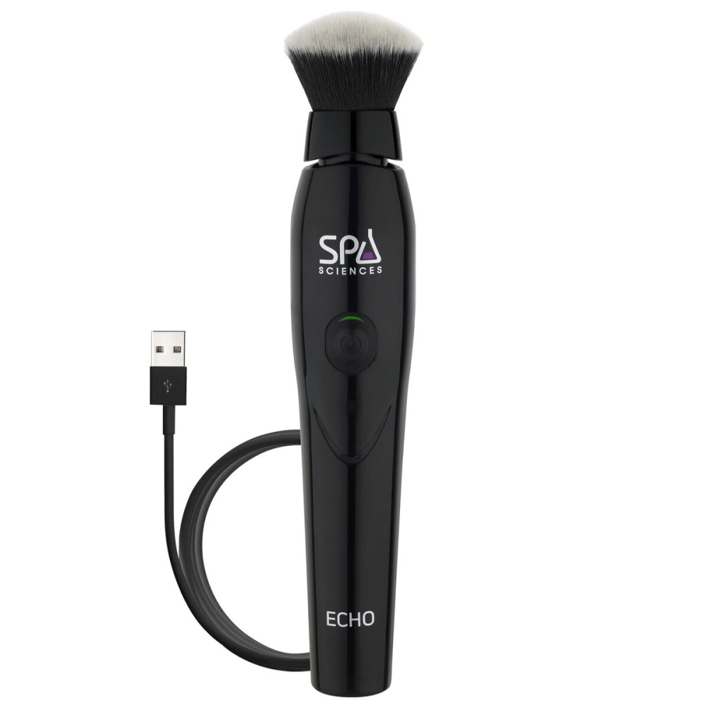Spa Sciences ECHO - Makeup Brush for Flawless Blending, Contouring, Highlight & Airbrush Finish - 3 Speeds - Rechargeable