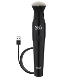 Spa Sciences ECHO - Makeup Brush for Flawless Blending, Contouring, Highlight & Airbrush Finish - 3 Speeds - Rechargeable