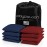 Play Platoon Weather Resistant Cornhole Bags - Set of 8 Regulation Corn Hole Bean Bags - Burgundy & Navy Blue - Durable Duck Cloth Corn Hole Bag for Tossing Game, Includes Tote Bag