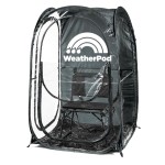 Under the Weather MyPod XL - Pop-Up Weather Pod, Protection from Cold, Wind and Rain - Black
