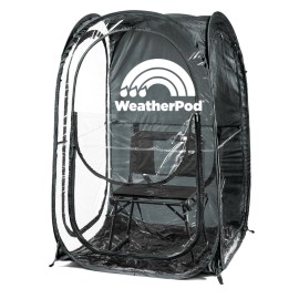 Under the Weather MyPod XL - Pop-Up Weather Pod, Protection from Cold, Wind and Rain - Black