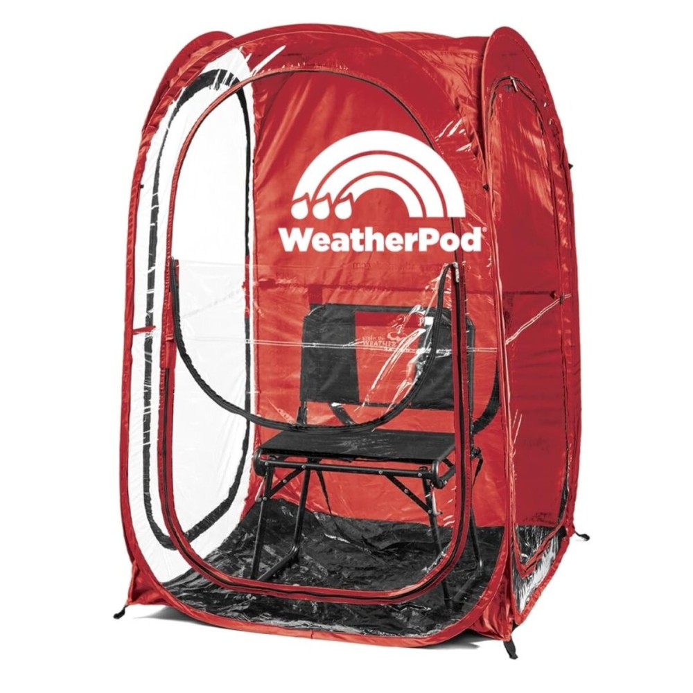 Under the Weather MyPod XL - Pop-Up Weather Pod, Protection from Cold, Wind and Rain - Red