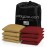 Play Platoon Weather Resistant Cornhole Bags - Set of 8 Regulation Size - Burgundy & Gold - Durable Duck Cloth for Tossing Game, Includes Tote Bag