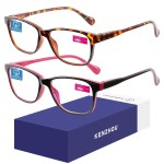 K KENZHOU Blue Light Glasses for Woman Men Bluelight Blocking Glasses for Computer Gaming Phones,Anti Eye Strain & UV Glare