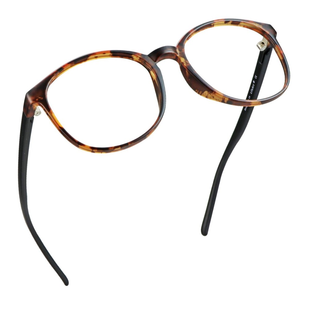 LifeArt Blue Light Blocking Glasses, Anti Eyestrain, Computer Reading Glasses, Gaming Glasses, TV Glasses for Women Men, Anti Glare (Tortoise, 0.25 Magnification)