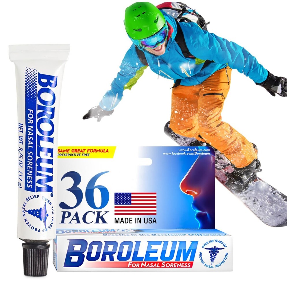 Boroleum for Nasal Soreness (36 Pack), 17 Grams, 3/5 Ounce per Tube