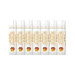 7-Pack Premium Beeswax Lip Balm by Naturistick | Chemical-Free, 100% Natural Chapstick for Dry, Chapped Lips | Made with Coconut Oil, Shea Butter, Aloe Vera | Mango Scent | Made in the USA