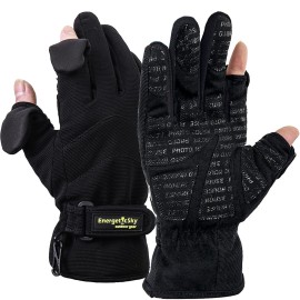 EnergeticSky Waterproof Winter Gloves,3M Thinsulate Ski & Snowboard Gloves for Men and Women,Touchscreen Gloves for Fishing,Photographing,Hunting Outdoor Activities.