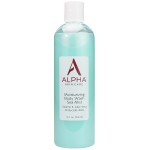 Alpha Skin Care Moisturizing Body Wash, Gentle Soap-Free Anti-Aging Formula, Glycolic AHA, Vitamin E & Aloe Vera, Conditions & Soothes, All Skin Types Hydroxy Acid, 12 Oz