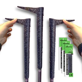 ALIEN PROS Golf Grip Wrapping Tapes (3-Pack) - Innovative Golf Club Grip Solution - Enjoy a Fresh New Grip Feel in Less Than 1 Minute (3-Pack, Black Magic)