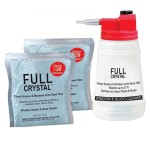 Full Crystal Window Cleaning Kit- 8 oz Glass Cleaner and Bottle with 27ft Reach will clean up to 40 Windows- Scrub Free, Rinse Free Glass Cleaner Spray Removes Dirt, Grime and Water Deposits