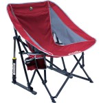 GCI Outdoor Pod Rocker Sling-Style Outdoor Rocking Chair with Beverage Holder & Phone Pocket