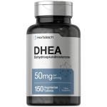Horbach DHEA 50mg | 150 Tablets | Non-GMO, Gluten Free Supplement