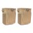 Tactical Molle Drawstring Magazine Dump Pouch, Adjustable Military Utility Belt Fanny Hip Holster Bag Outdoor Ammo Pouch (2 Pack-Tan)