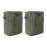 Tactical Molle Dump Pouch Drawstring Magazine Dump Bag Military Utility Belt Ammo Pouch (2 Pack Army Green)