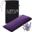 Lotus Weighted Lavender Eye Pillow - Purple Eye Mask for Sleep & Meditation - Aromatherapy Yoga Pillow with Flaxseed - Hot or Cold Compress for Headache & Eye Relief