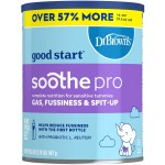 Good Start | Dr. Brown\'s Soothe Pro, Baby Formula Powder, for Sensitive Tummies, Gas, Fussiness and Spit-Up, Infant Formula with Probiotics, DHA, Non-GMO, 30.6 Ounce