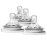 Philips Avent Natural Baby Bottle Fast Flow Nipple, 6M+, Flow 4, SCF654/43, (Pack of 4)
