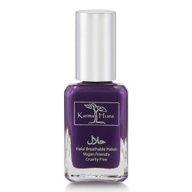 Karma Naturals Certified Halal Nail Polish - Breathable & Water Permeable, Wudu Friendly (Khadija)
