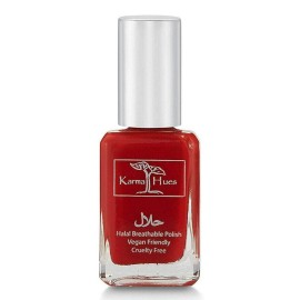 Karma Naturals Certified Halal Nail Polish - Breathable & Water Permeable, Wudu Friendly (Aabidah)