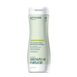 ATTITUDE Hair Shampoo for Sensitive Dry Scalp, EWG Verified, Soothing Oat, Dry and Damaged Hair, Naturally Derived Ingredients, Vegan and Plant-Based, Nourishing, Avocado Oil, 16 Fl Oz