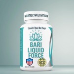 Bari Liquid Force One a Day Bariatric Multivitamin with Iron - Rapid Absorption Gel Caps for Gastric Sleeve, Bypass, Duodenal Switch - Superfood Blend - Bariatric Must Haves for Women & Men